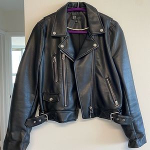 Zara Faux Leather biker jacket